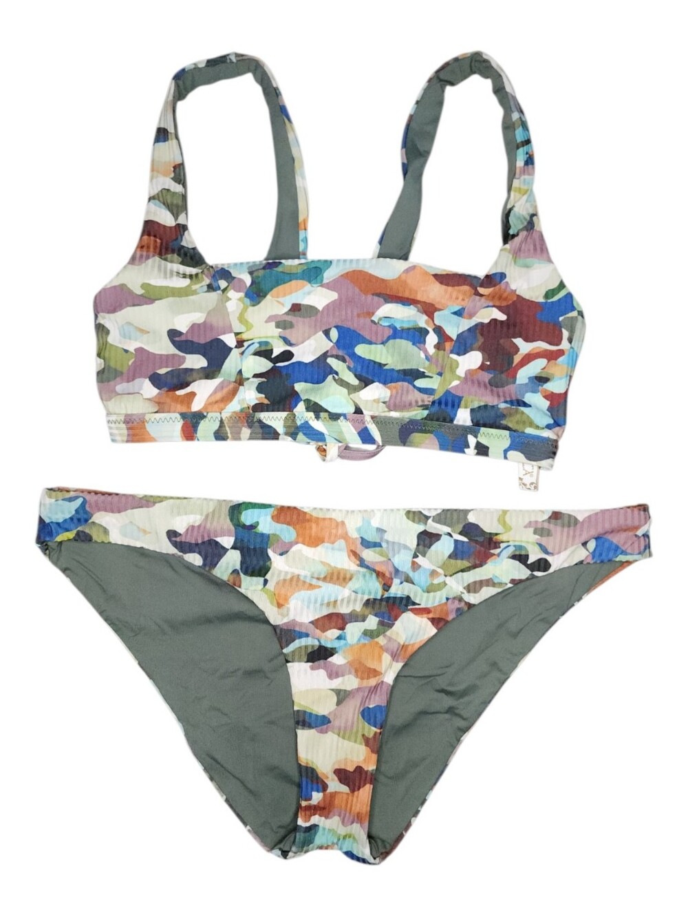 Becca Camo Bikini Set, Womens Large